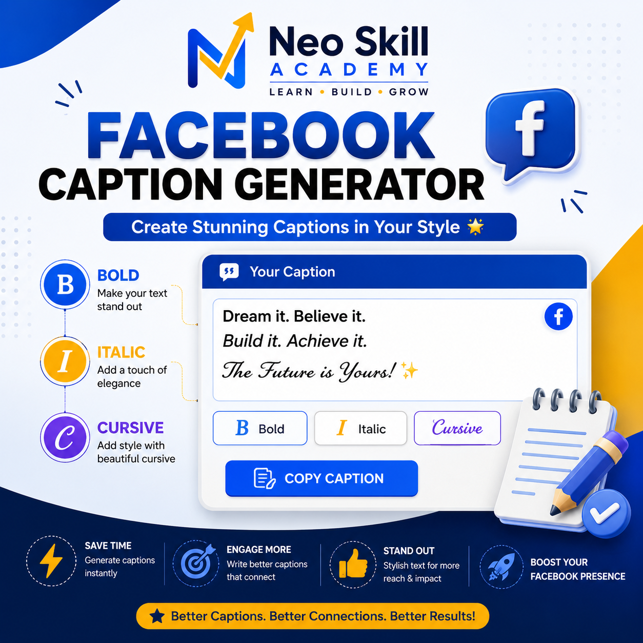 Facebook Caption Generator